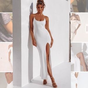 Gorgeous white formal prom/wedding dress